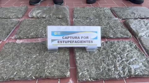 Captura de un hombre 59 años y la incautación de estupefacientes