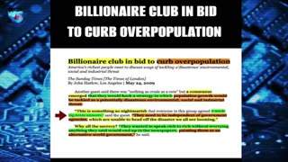 [2009] Billionaire 'Club' in bid to curb Overpopulation (🔗 Below)