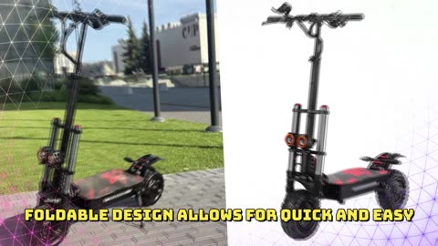 Boyueda S3-11 electric scooter 6000W dual motor 60V 38Ah large battery electric scooter