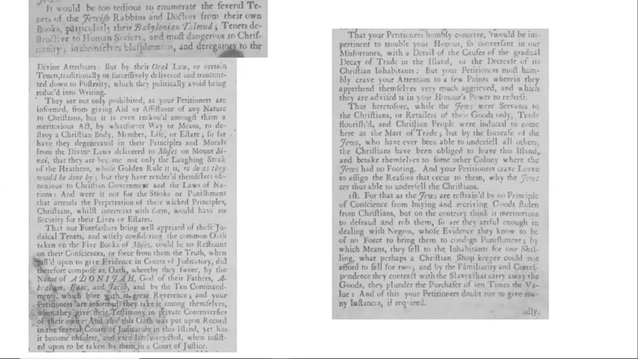 Virginia Gazette 1739 article - Jews in Barbados Increase Their Numbers & then Attack Christians