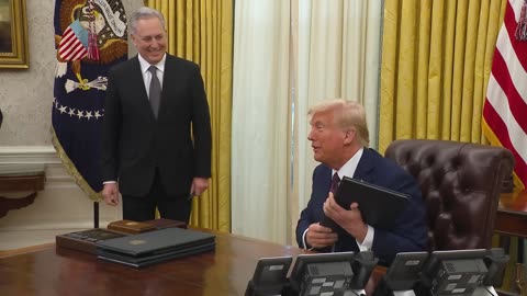 President Trump Signs Executive Orders 1-23-25