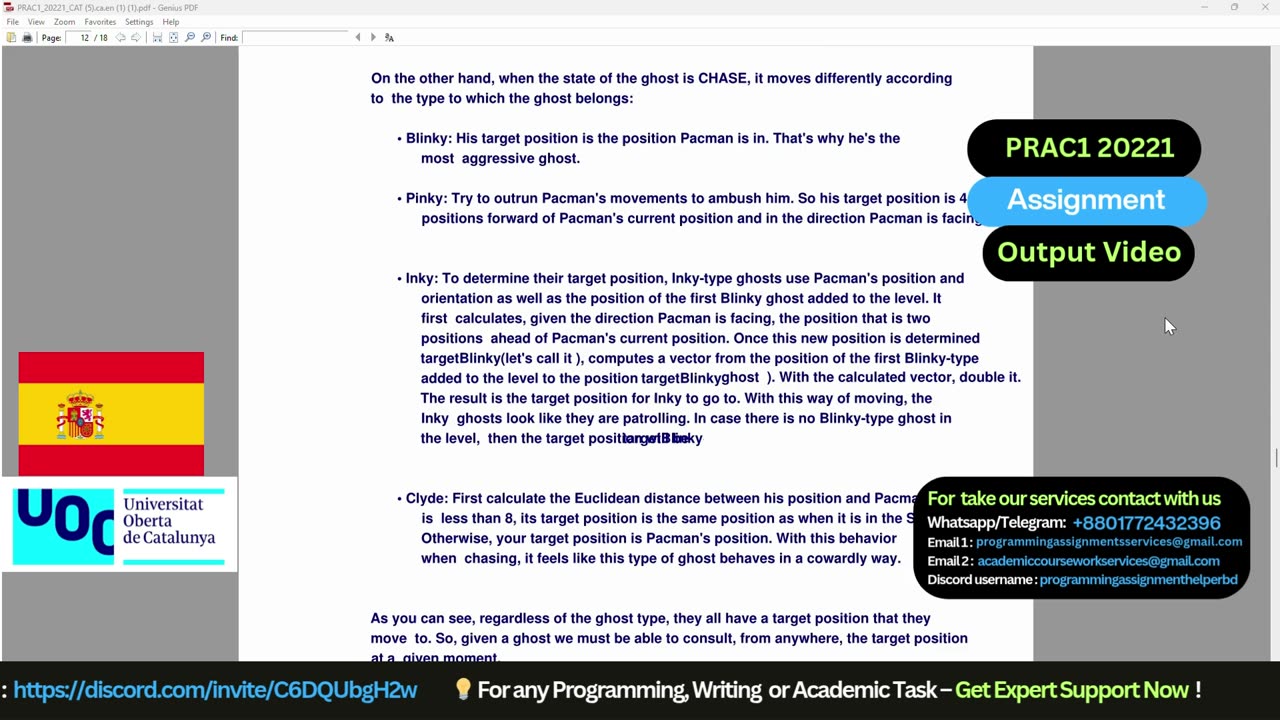 Student Work(Assignment) | PRAC1 20221 – Object-Oriented Design & Programming | UOC