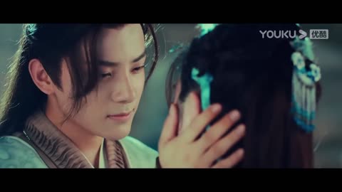 Jin & Ling Yu kun in the distant oncean ling Yu and jin kiss Chinese movie