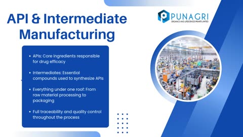 Punagri Organics and Lifesciences | Your Reliable Partner for APIs and Pharma Intermediates