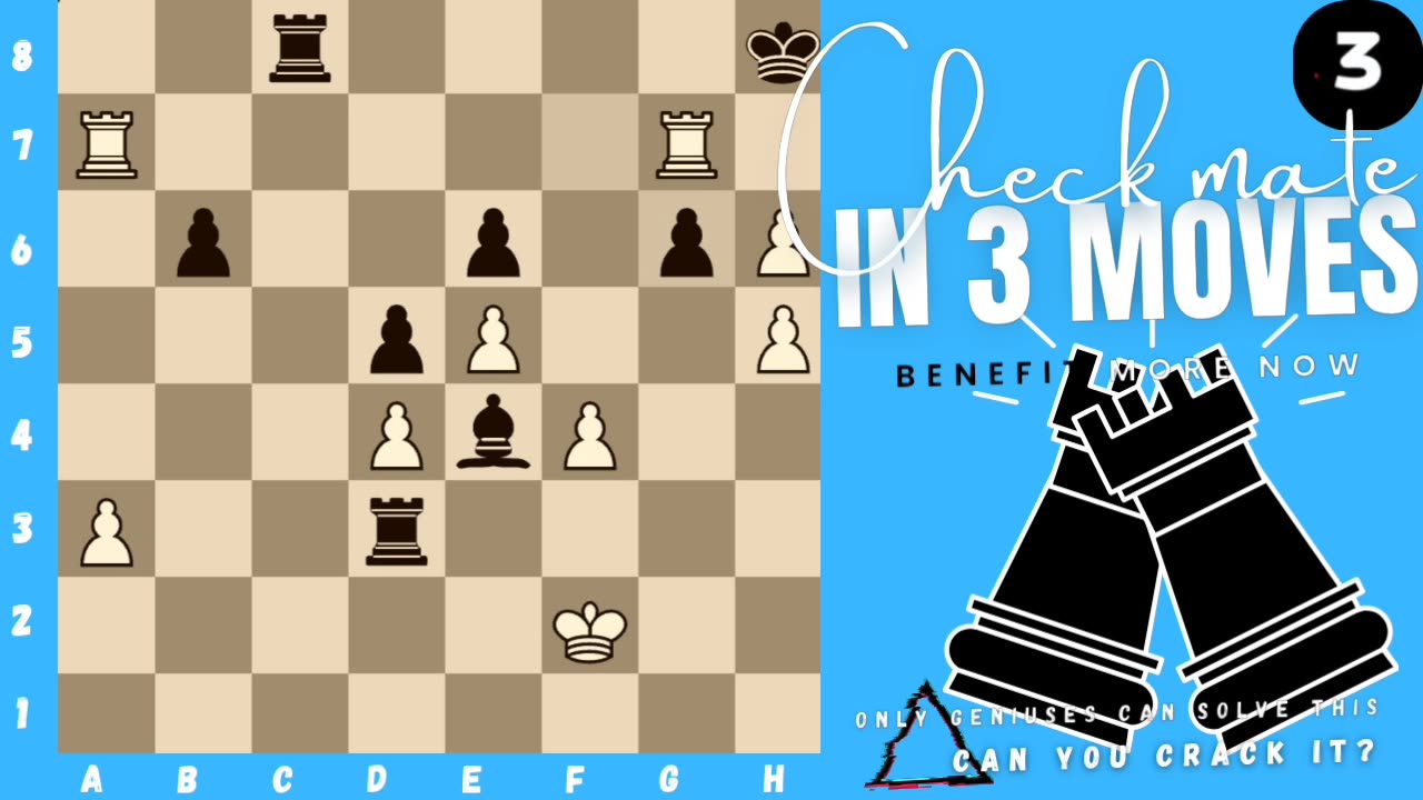 Can you checkmate in 3 moves? (P.10) (White to play)♟️