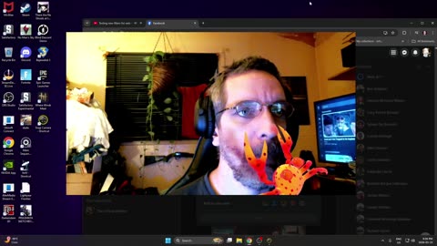 Testing new filters for web cam