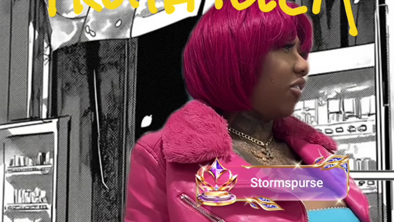 IAMSTORM GOING IN ON HER BABY DADDY VINCI TATTED
