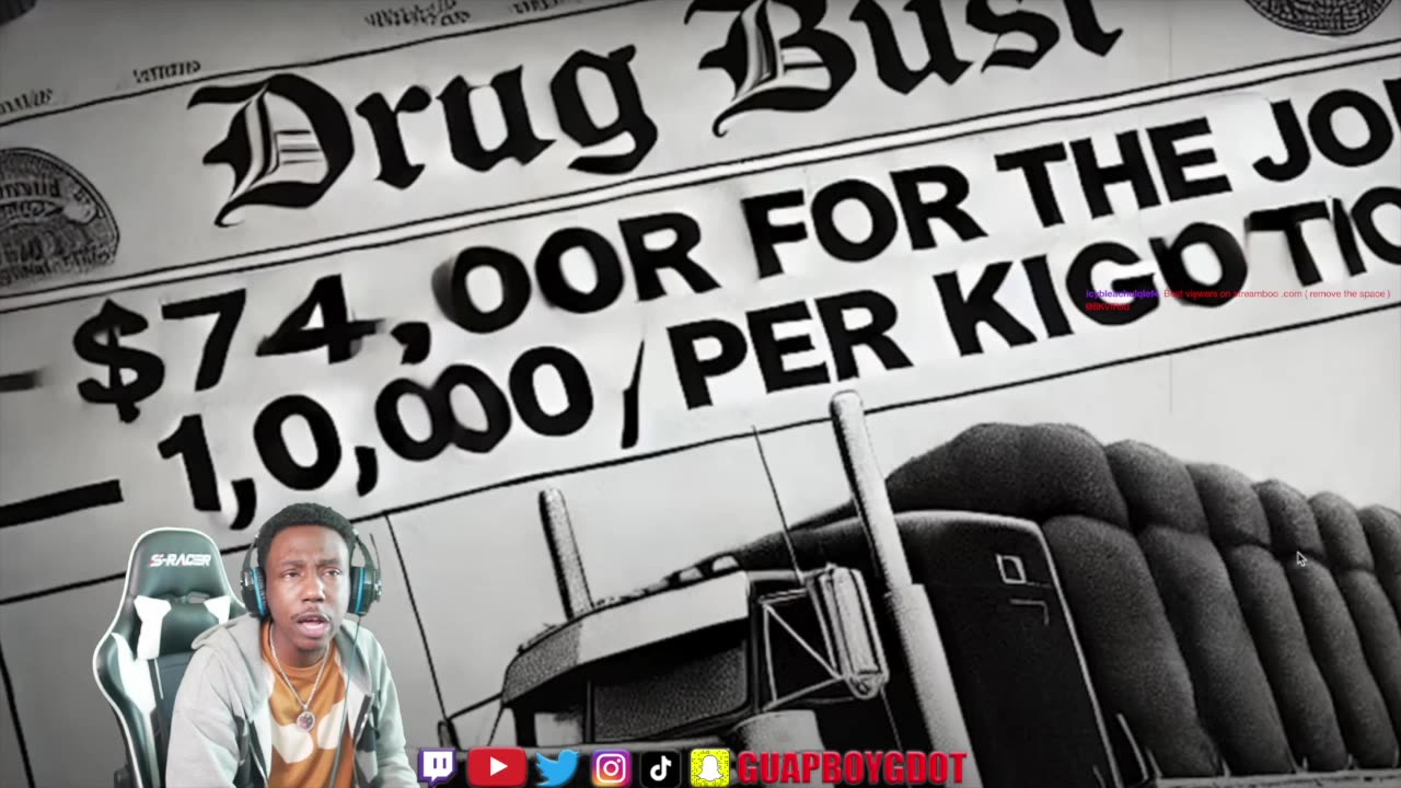 THEY FOUND 110 BRICKS IN HIS TRUCK!
