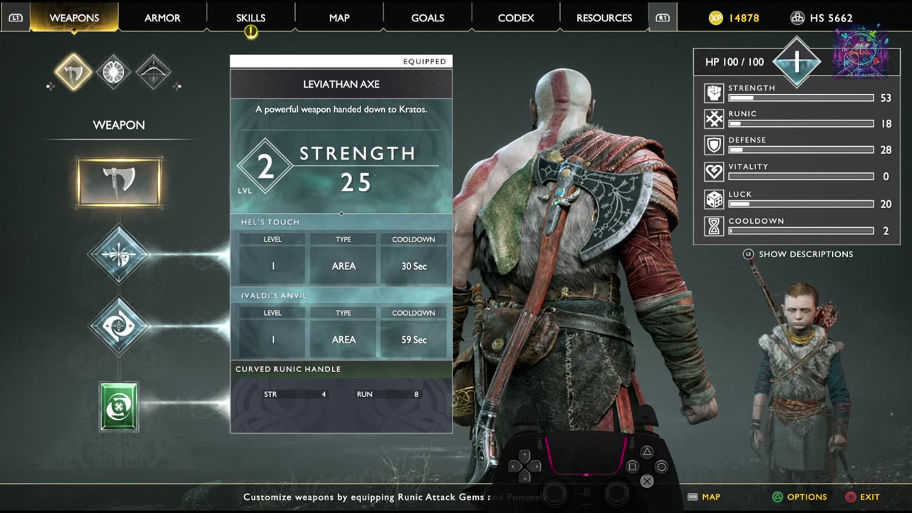 Epic God Of War 2018 | Raw Gameplay with Controller Layout | #004