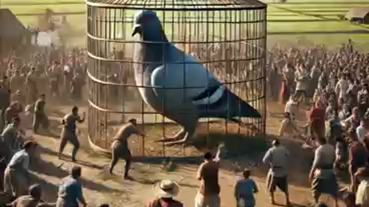 A big pigeon 🐦 and cook