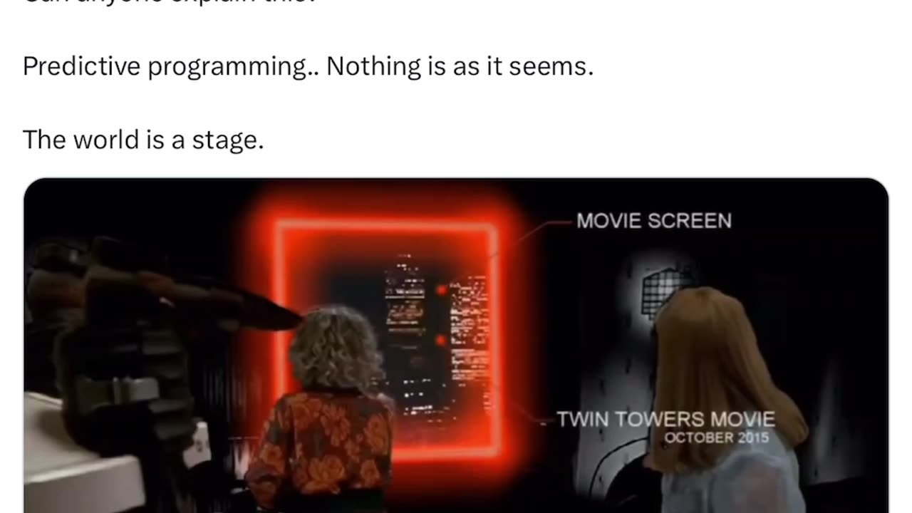 Predictive programming at its finest