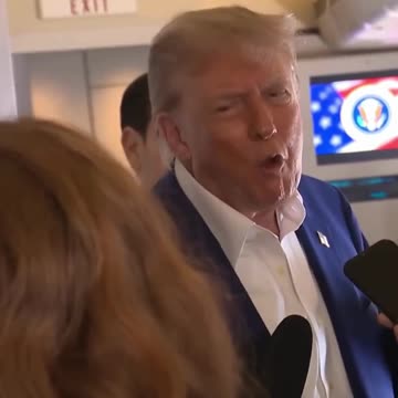 President Donald Trump speaks about NATO