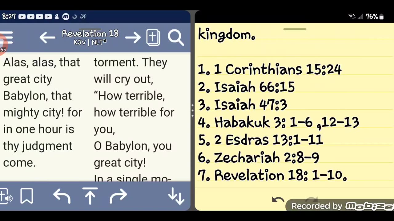 7 scriptures showing Yahawahshi is bringing a " hostile takeover " to Esau's kingdom.