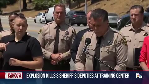 Three sheriff’s deputies killed in explosion at Los Angeles training facility