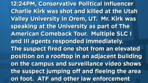 Charlie Kirk ATF leaked info