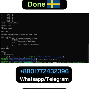 Student Work (Lab) | DV1457 Lab 3 : x86 Assembly Codegen from .calc File | BTH