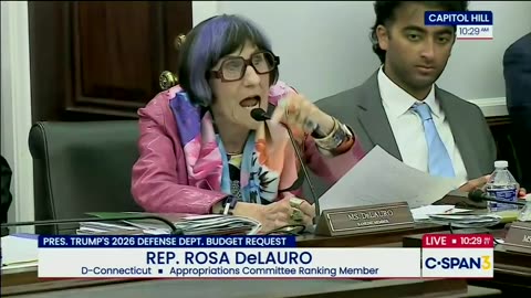 Far-Left Rep. DeLauro Starts Screaming At Hegseth During Unhinged Moment