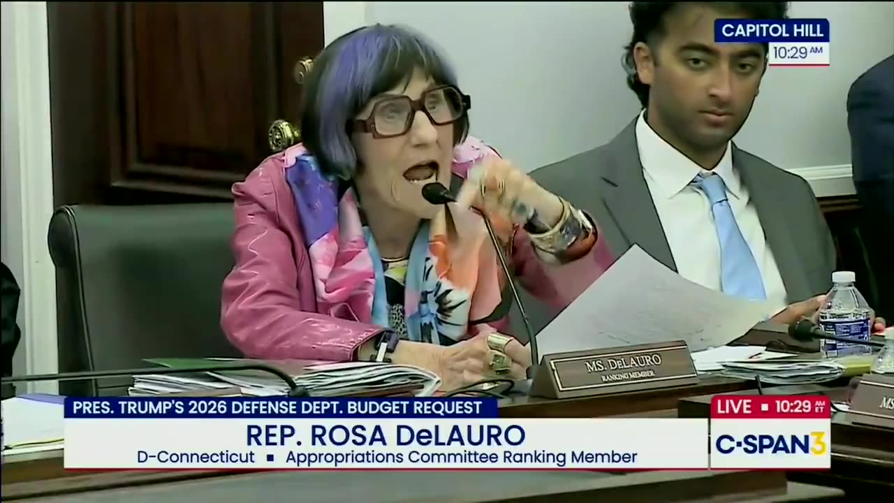Far-Left Rep. DeLauro Starts Screaming At Hegseth During Unhinged Moment