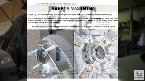 2'' 6x5.5 Wheel Spacers for Tacoma 4Runner FJ Cruiser Sequoia, 6Lug 6x139.7mm F