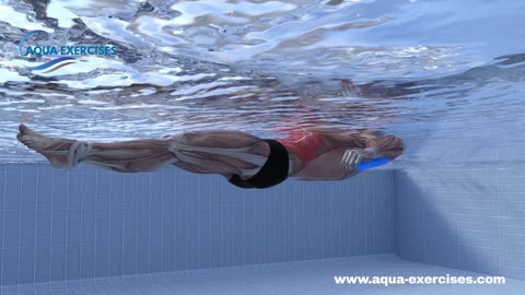 Aqua Side Crunch – Oblique-Toning Water Exercise with Pool Noodle