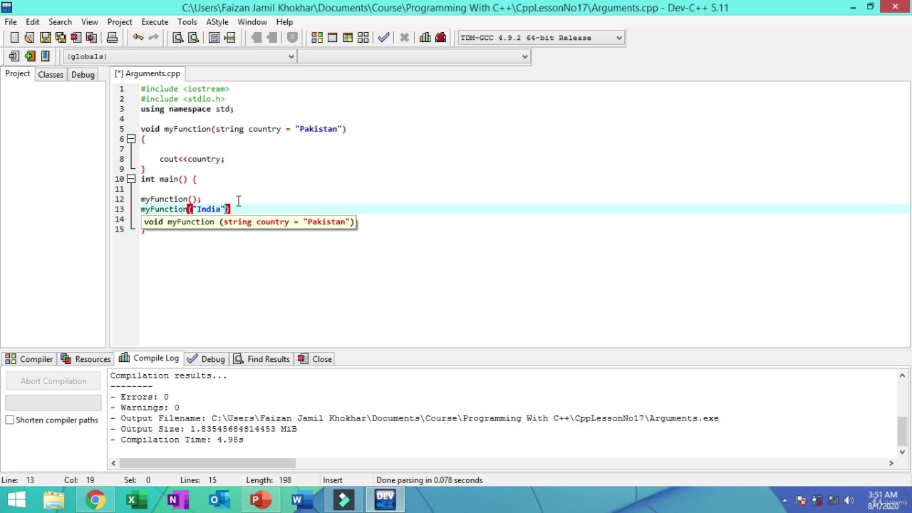 Become a C++ Expert-018 Function Arguments