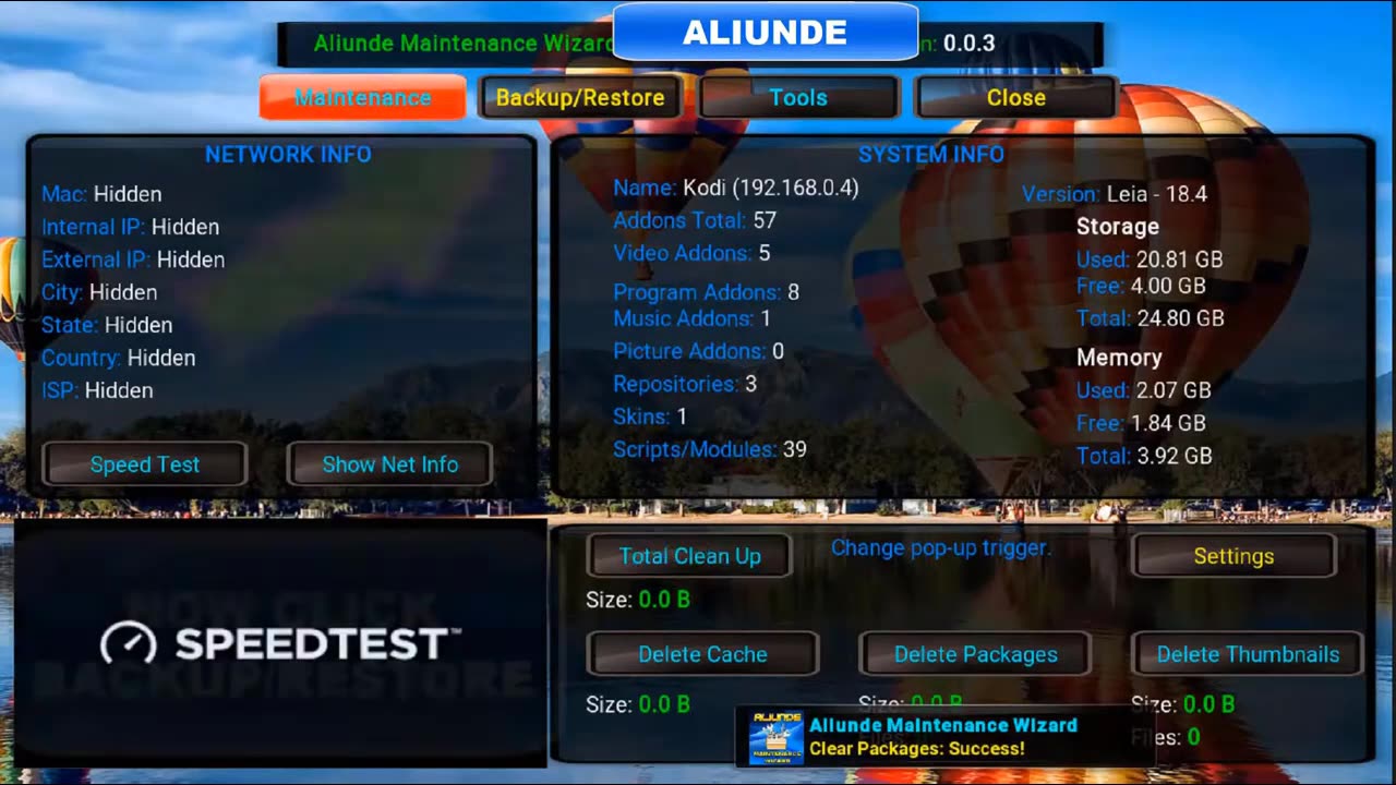 Backup Kodi