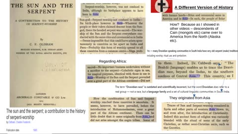The Sun and The Serpent by C F Oldham 1905 - Serpent Worship Originates in Asia