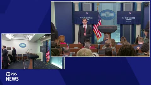 WATCH LIVE： White House holds news briefing as China again retaliates against Trump tariffs
