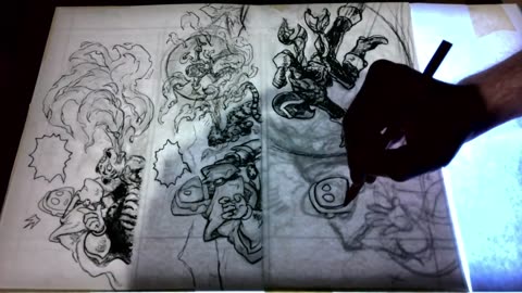 Art Timelapse: Charcoal Art for Page 14