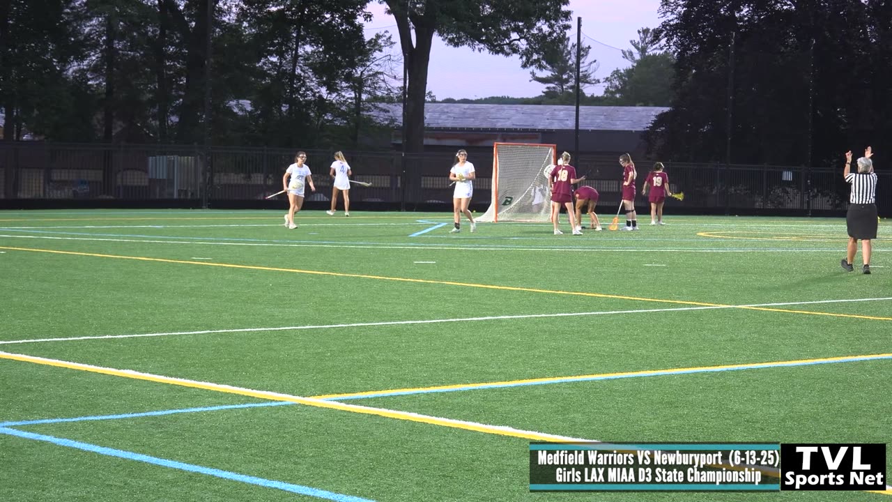 Medfield Warriors Girls Lacrosse defeats Newburyport in 2024-2025 D3 State Championship