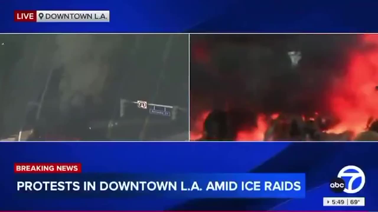 ABC News: “Just a Bunch of People Having Fun Watching Cars Burn”