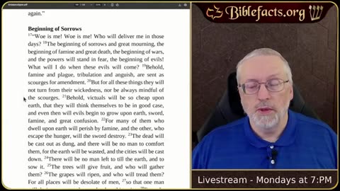 Ken Johnson (Bible Facts) - Ezra Apocalypse, ch 16 – The Beginning of Sorrows