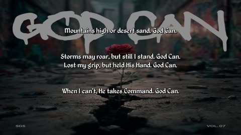 Street Gospel Syndicate ~ God Can { Lyrics } Remix 1 Christcore PC FX