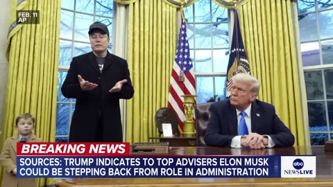 Trump privately indicates Elon Musk could step back from current role: Sources