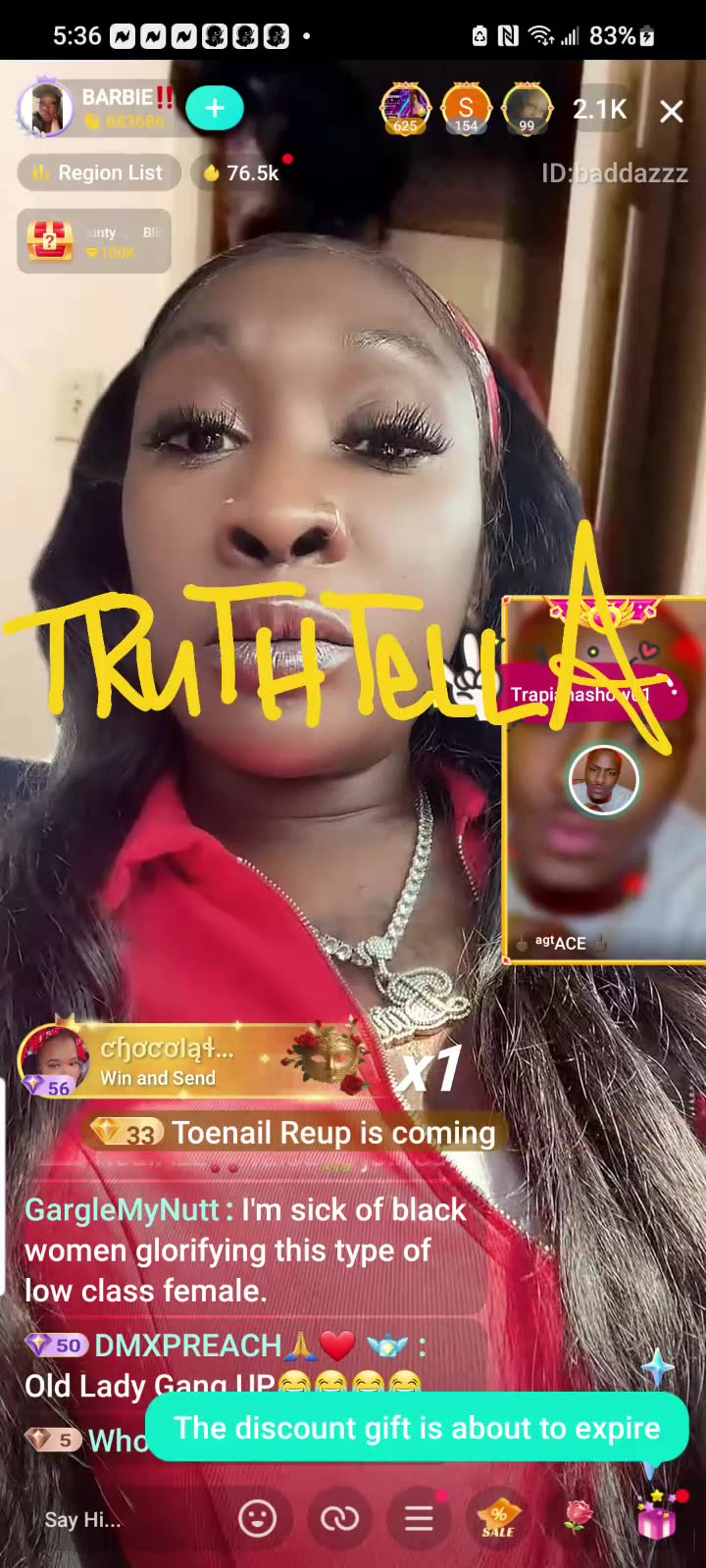 BARBIE READS LUVLY LIZ FOR FILTH SAYS SHE A PAYMASTER & WAS SUCKING LATENIGHT DICK