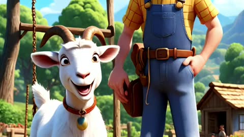 "Farm Life Fun with Goat & Farmer"