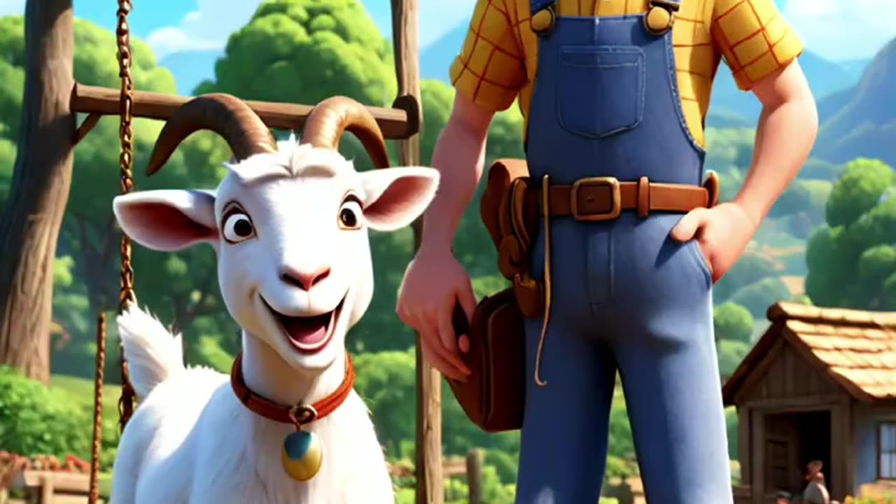 "Farm Life Fun with Goat & Farmer"