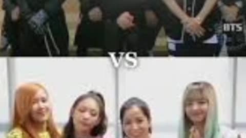 BTS vs Black pink girl #BTS ❤💜