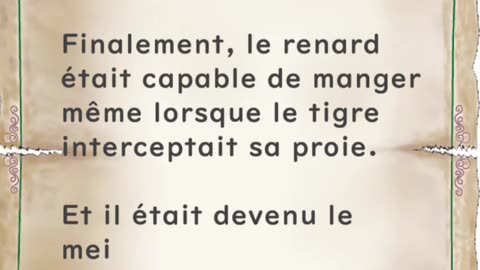 Tigre paresseux et renard dressé - Huhito Fables-Version française Vol.4