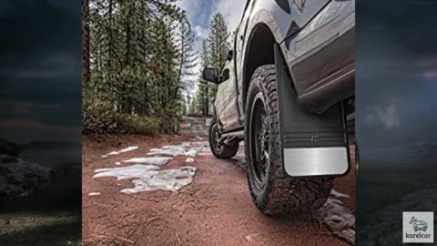 Husky Liners Universal Muddog Mud Flaps | Rubber Rear Mud Flaps - 12" w/o Weight