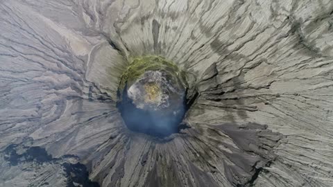 💋4K Full Drone footage of Mount Bromo Active Volcano Plac