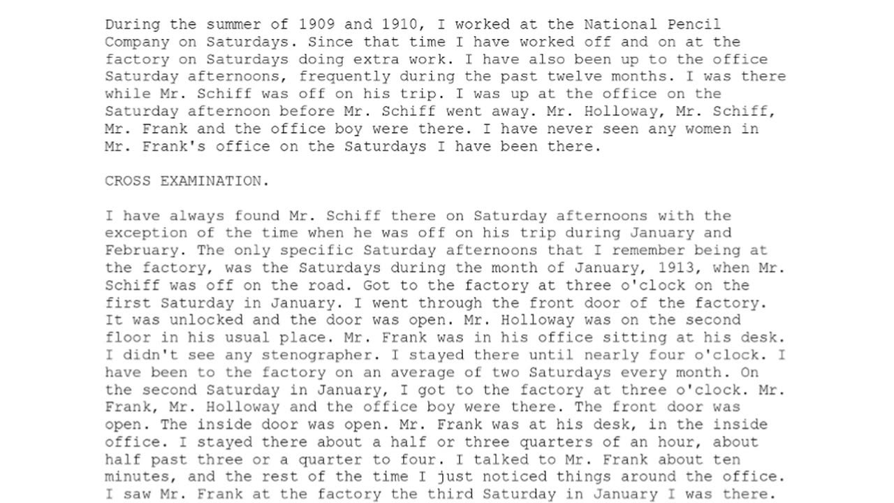 R L BAUER, Sworn In For The Defendant, 91st To Testify