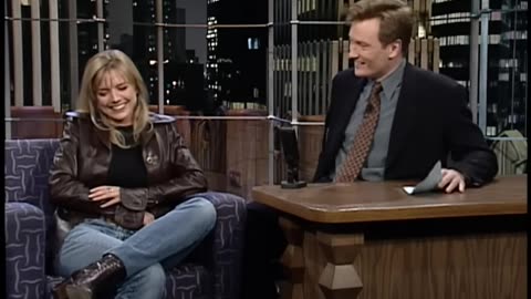 Norm Macdonald & Courtney Thorne-Smith Late Night with Conan O’Brien
