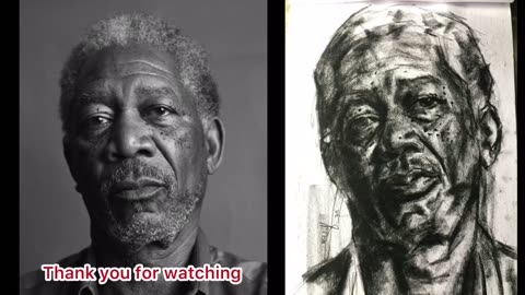 How I Draw Morgan Freeman