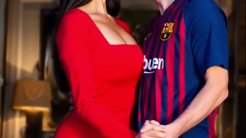 Messi dating Ronaldo wife.