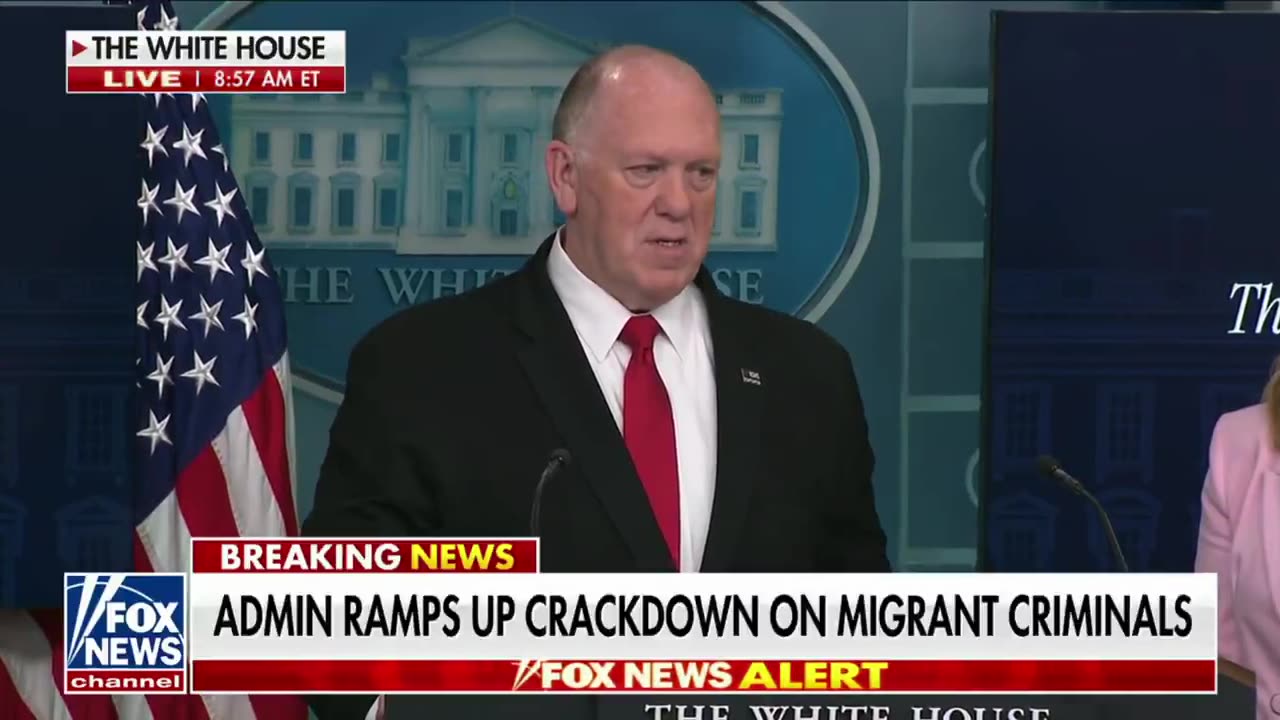 Tom Homan responds to question about deporting children at White House press briefing