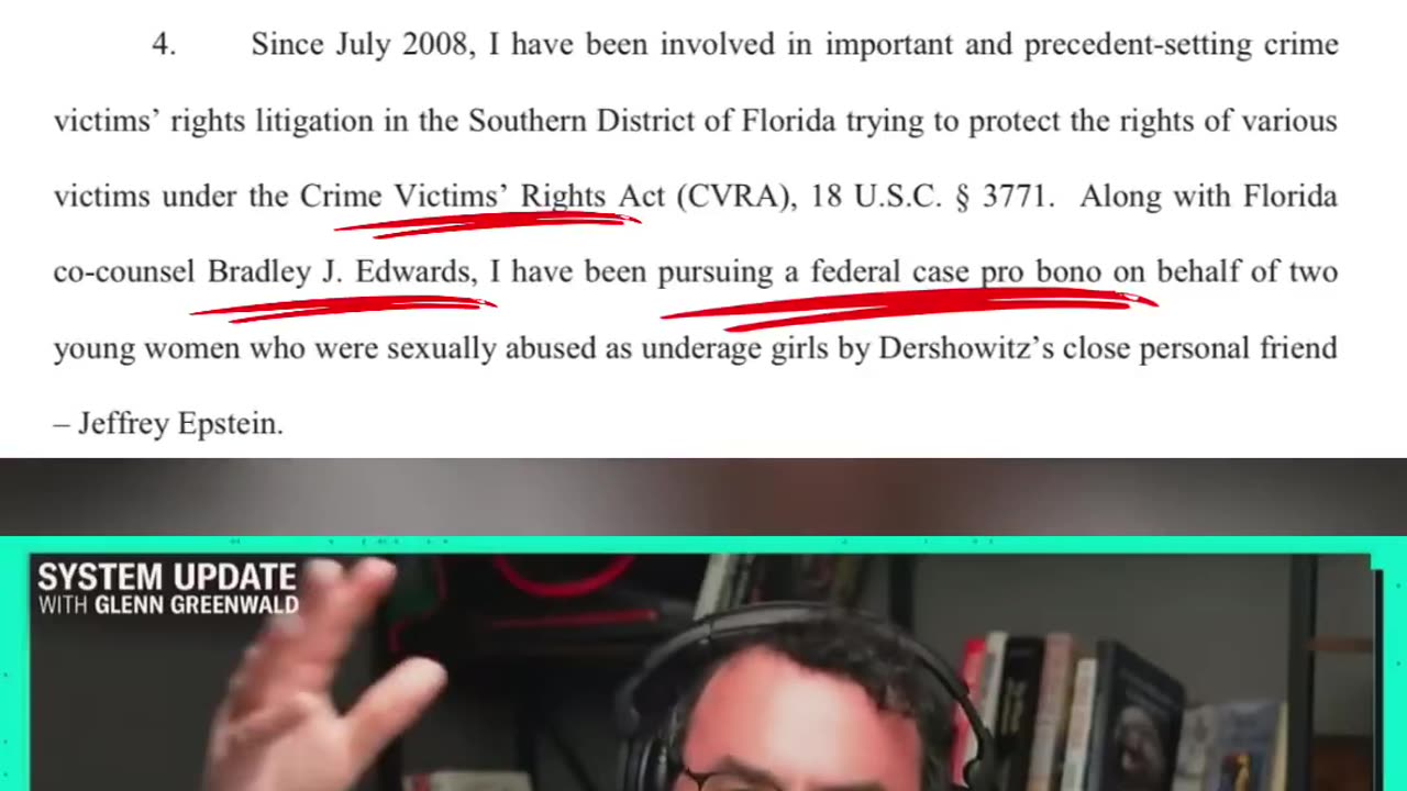 Michael Tracey humiliated himself on @ggreenwald 80+ Epstein victims