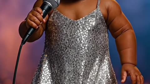 Baby Tina Turner is performing