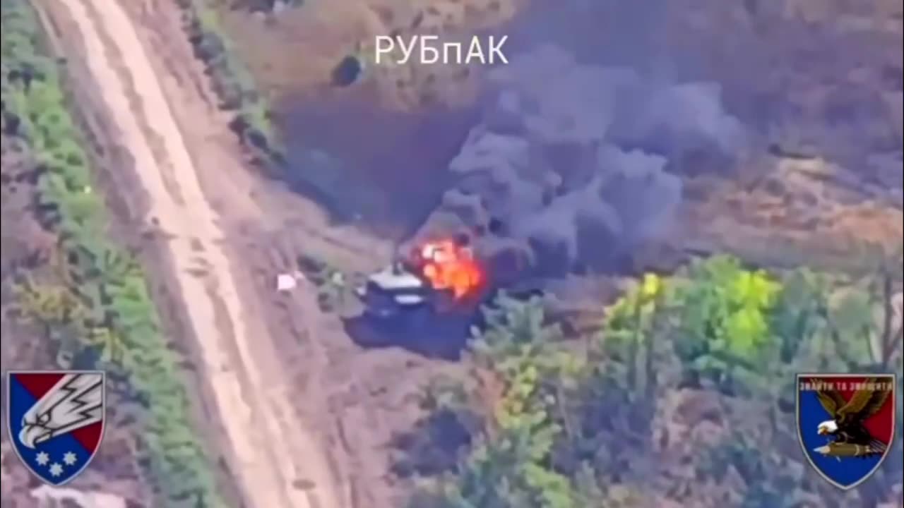 💥 Destruction of Russian BM-21 "Grad" in the Pokrovsk direction by 25th Airborne Brigade.
