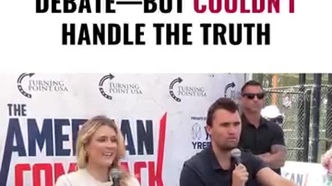 HE ASKED FOR A FAIR DEBATE- BUT COULDN'T HANDLE THE TRUTH